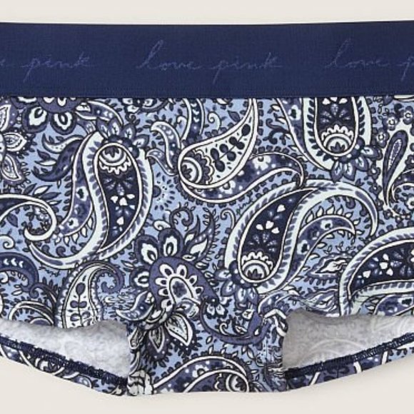 VS PINK LOGO Shortie Paisley NWT - Picture 2 of 8